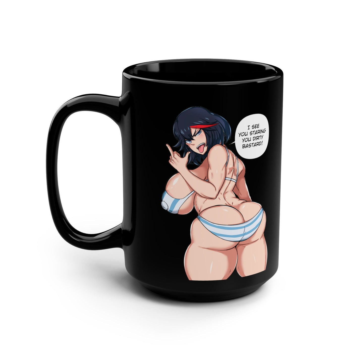 Funny Anime Mug,Anime Mugs,Manga Mugs,Sexy Girl Mug,Lewd Anime Mug,Ecchi Anime,White or Black 11oz or 15oz Mugs,M11D
