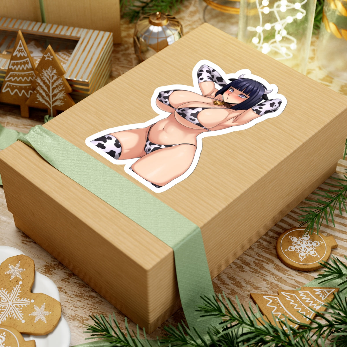 Hinate Anime Girl Sticker Ecchi Lewd Stickers Cute Kawaii Girls Manga Stickers For Laptop Wall Big Huge Large Stickers E743