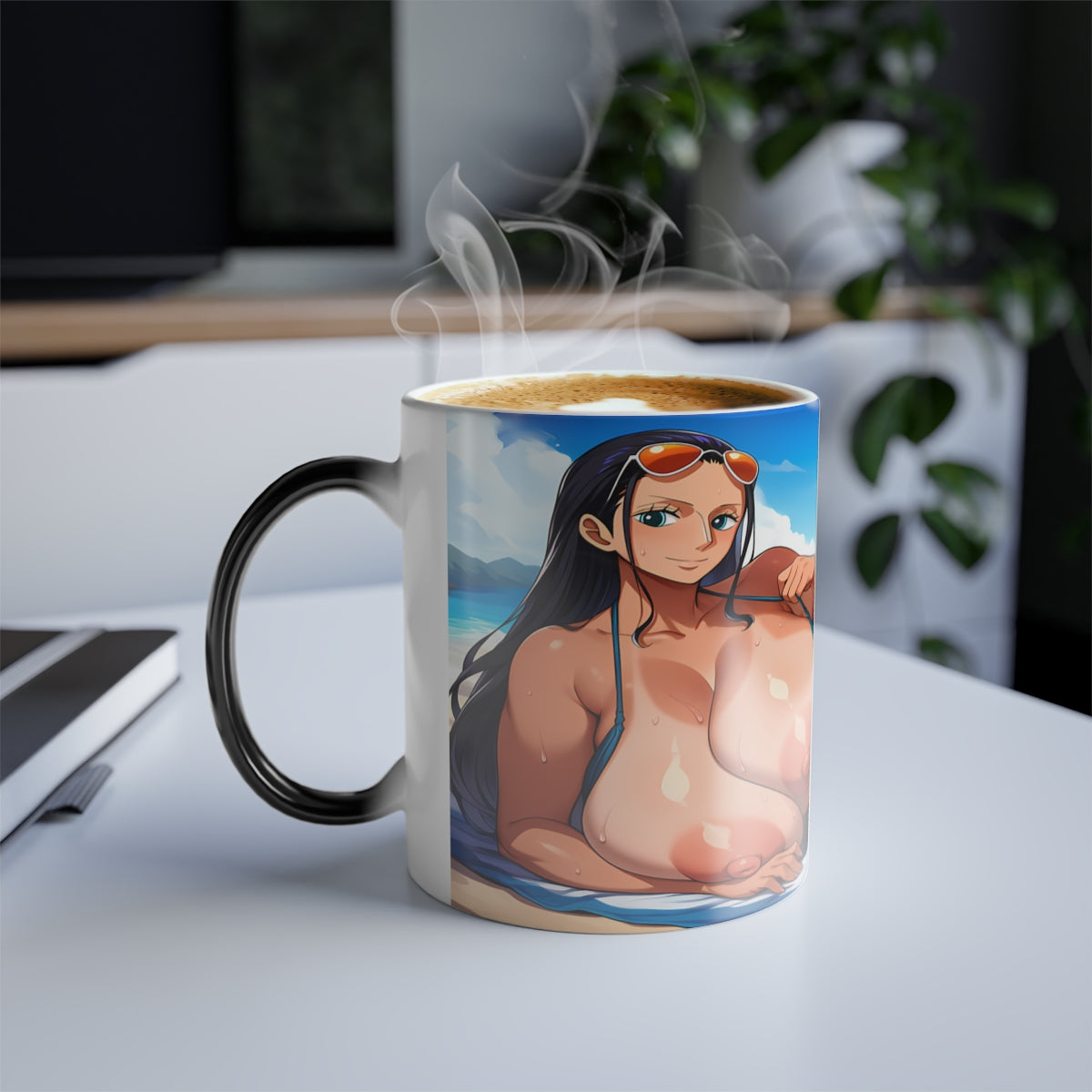Hentai Anime Girl Color Morphing Mug 11oz Uncensored Mugs