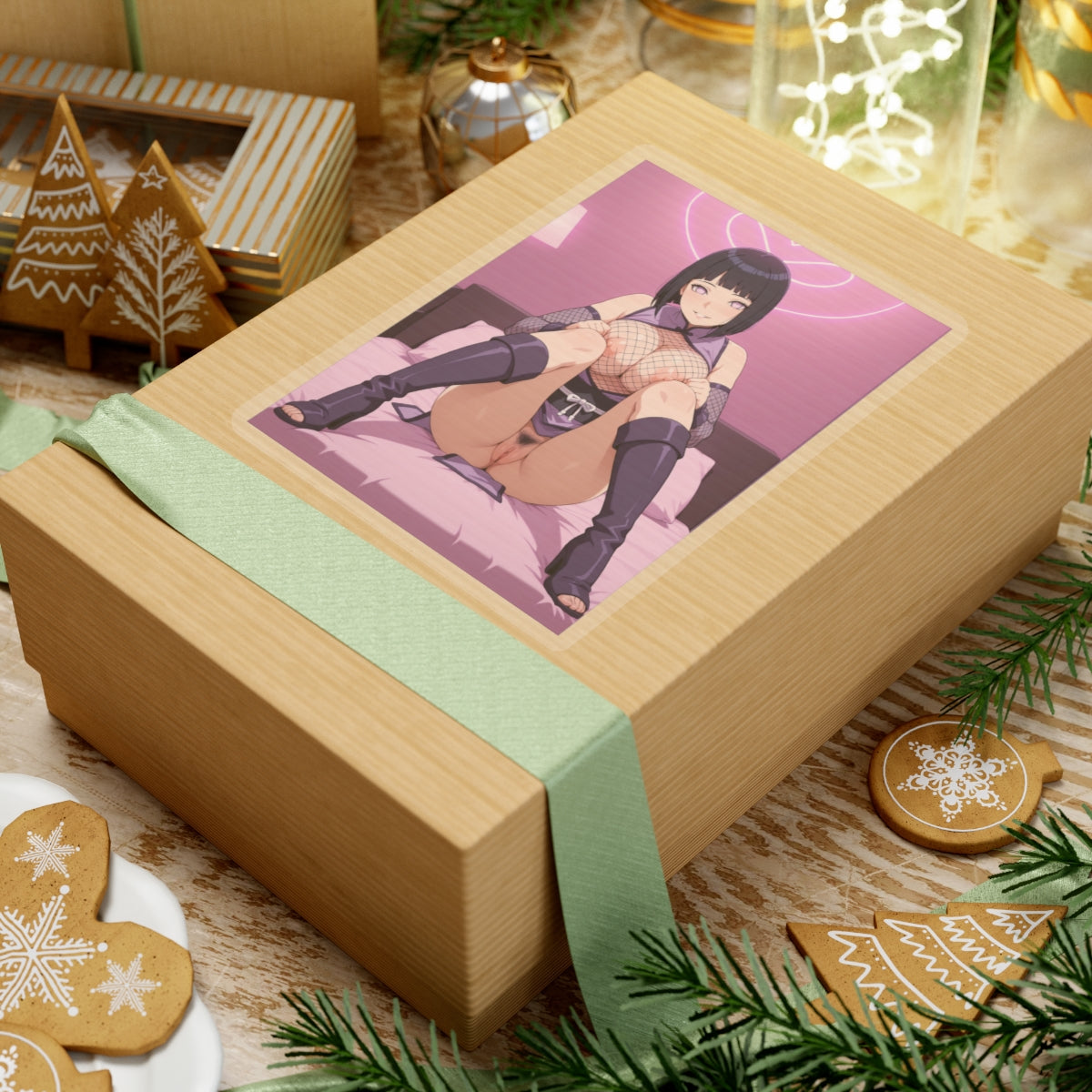 Hinata Naked Sticker Anime Girl Hentai Stickers