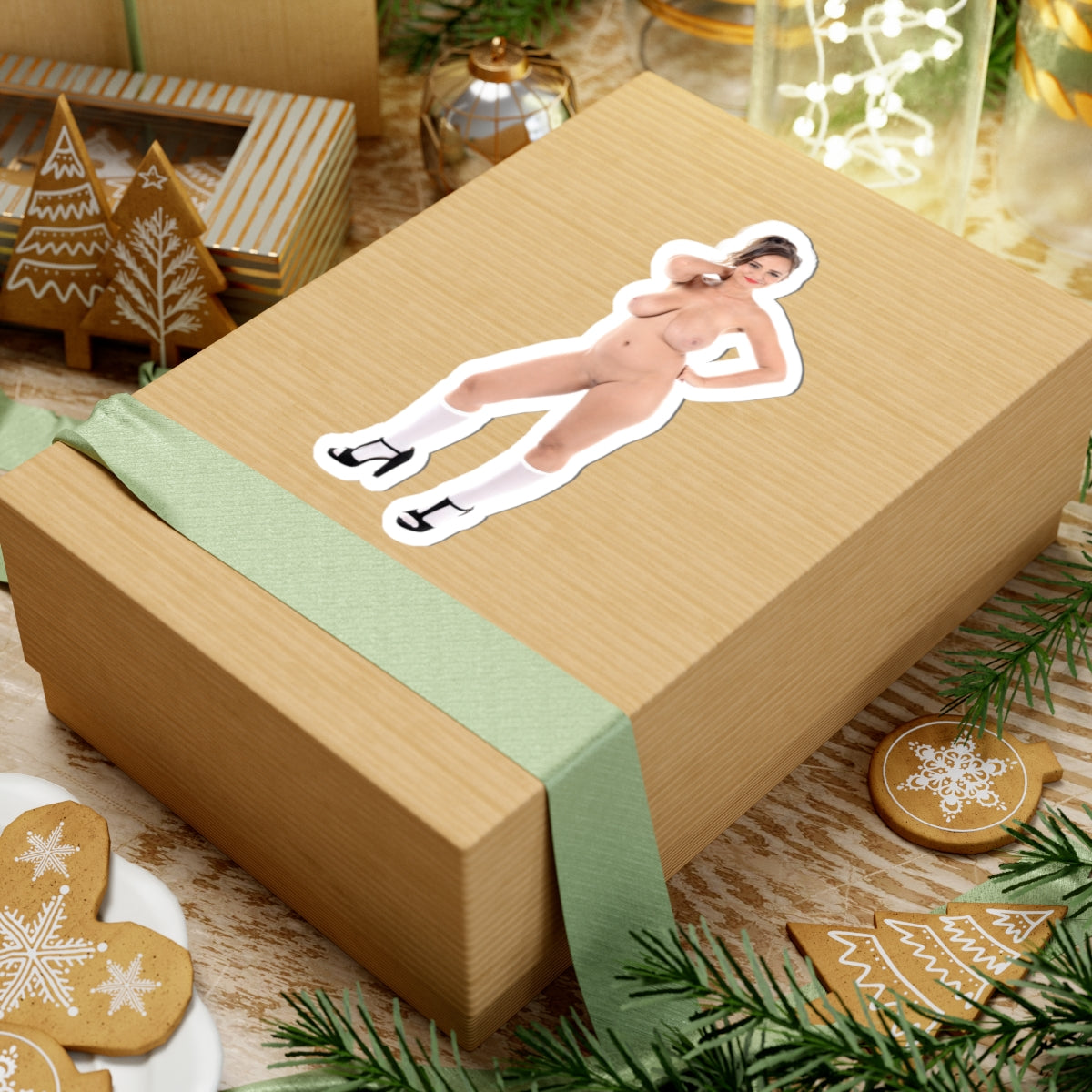 Naked Girl Stickers Pinup Stickers