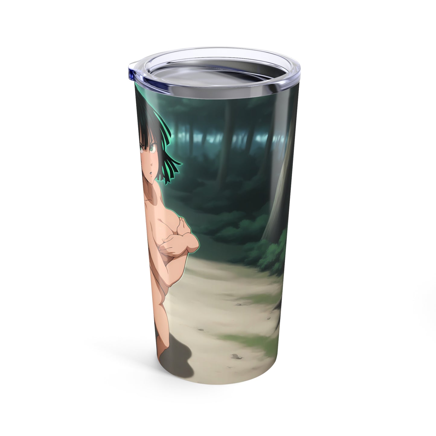 Anime Girls with Superpowers Tumbler 20oz – Pretty Hentai Naked Manga Women Coffee Mug Travel Tumblers T57
