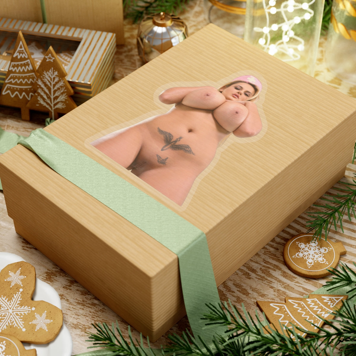 Big Tits Model Katie Thornton Nude Sticker