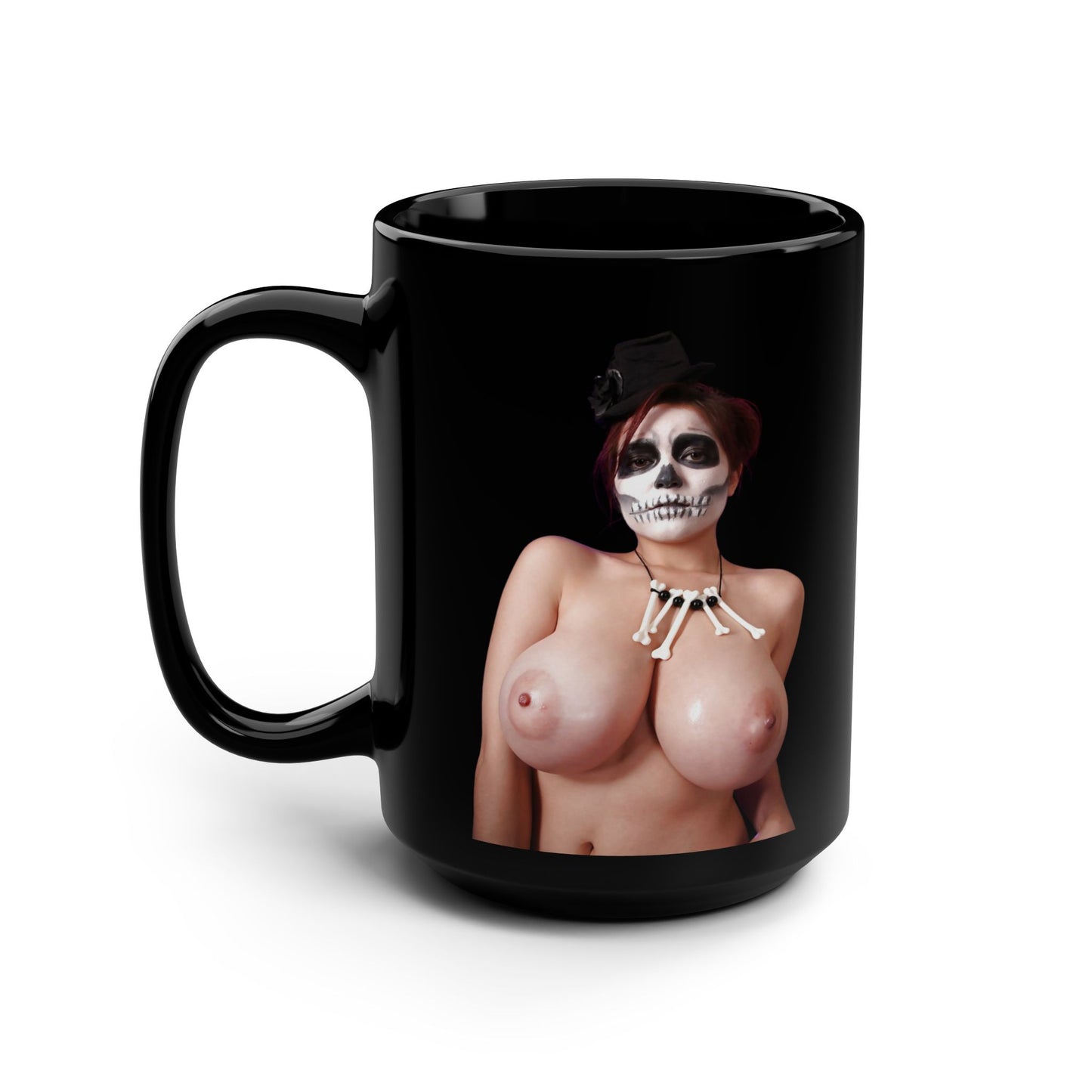 Big Breast Model Mug Horror Halloween Mugs Funny Mug Gifts For Men Coffee Cup Present For Men 11oz 15oz White or Black M5D