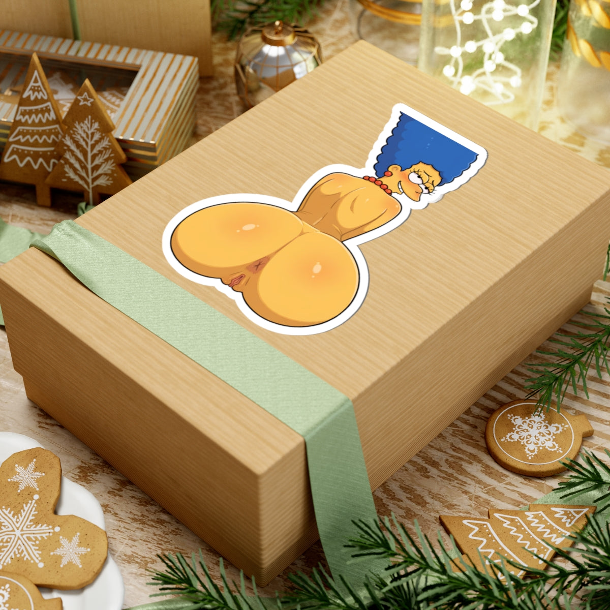 the simpsons stickers adult cartoon uncensored sticker