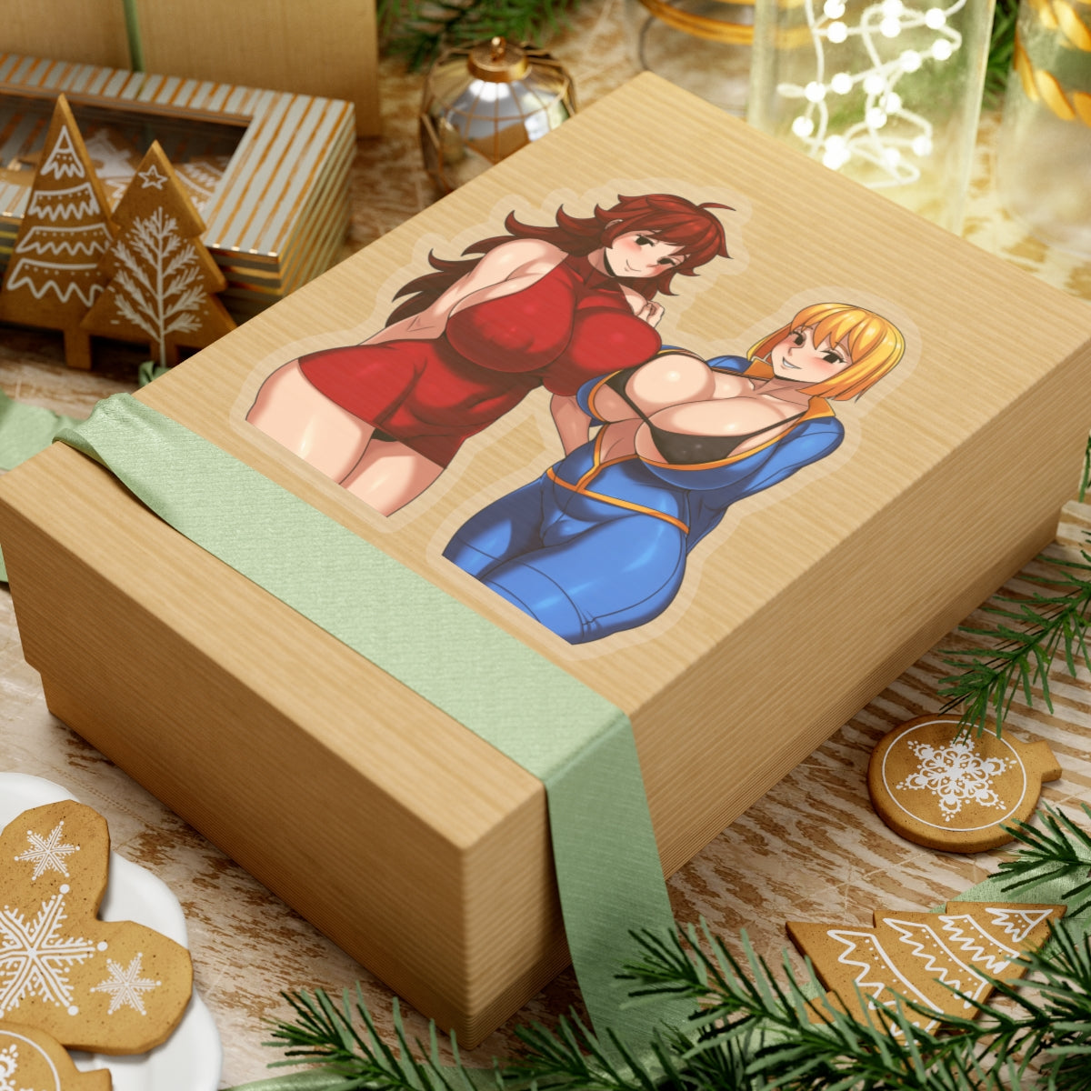 Hot Anime Girls Sticker big huge large stickers otaku collection chibi characters japanese animation anime fan style decals E747