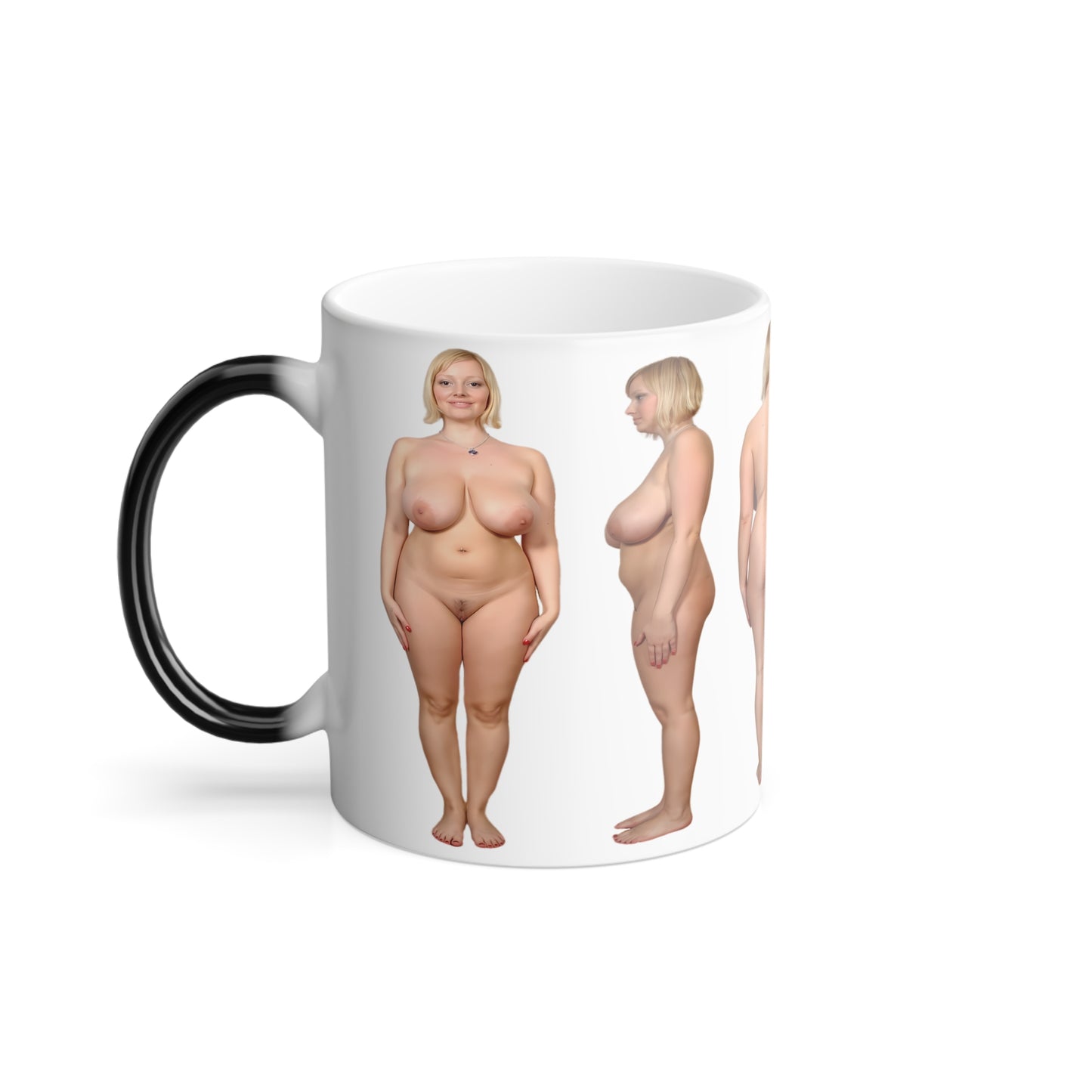 Naked Women Color Morphing Mug 11oz Nude Girl Design Pinup Uncensored Funny Gift Coffe Mugs