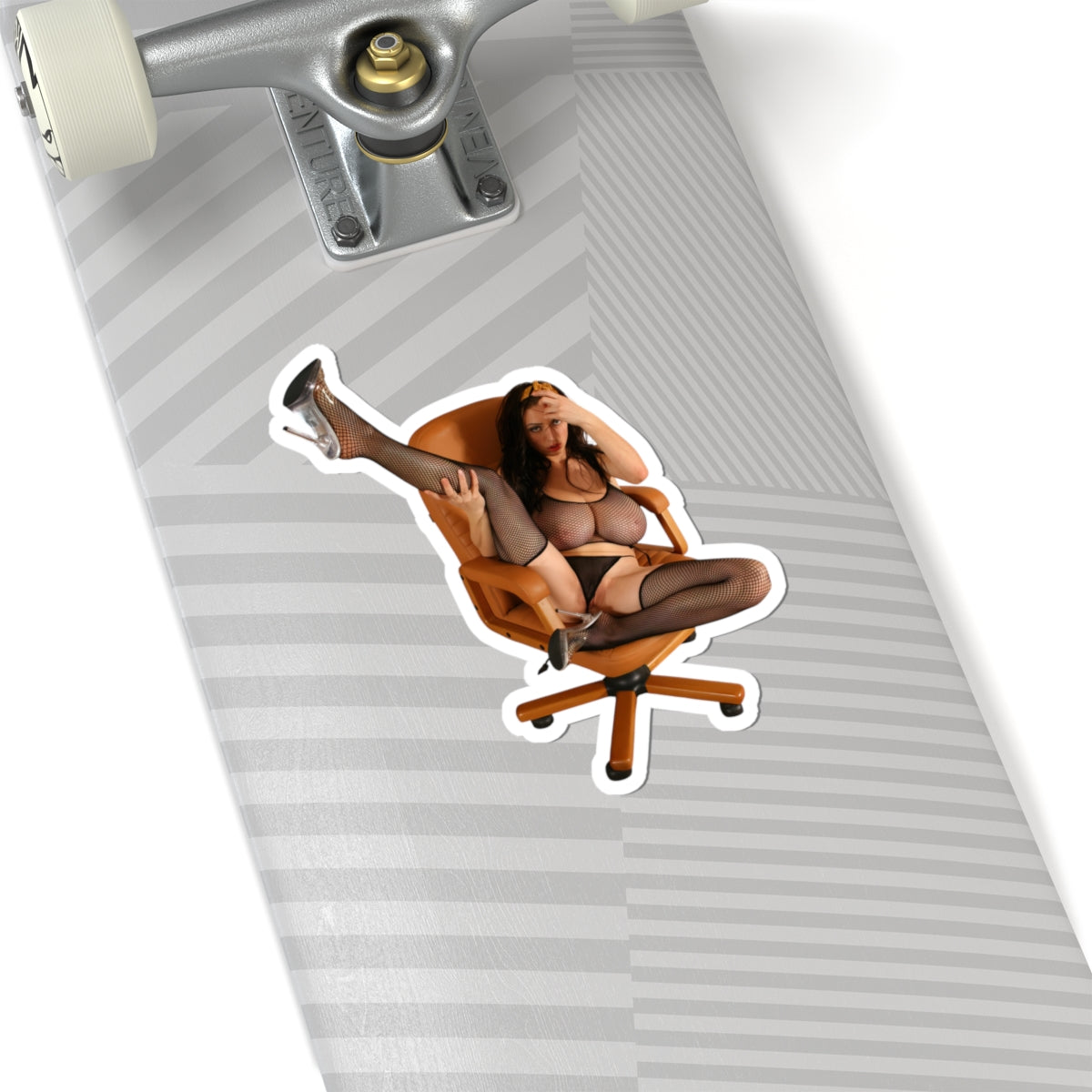 Attractive Naked Woman with Curvy Figure Big Boobs Sticker