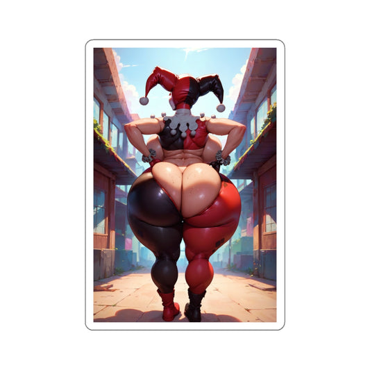 Harley Thick Curvy Cartoon Girl Sticker