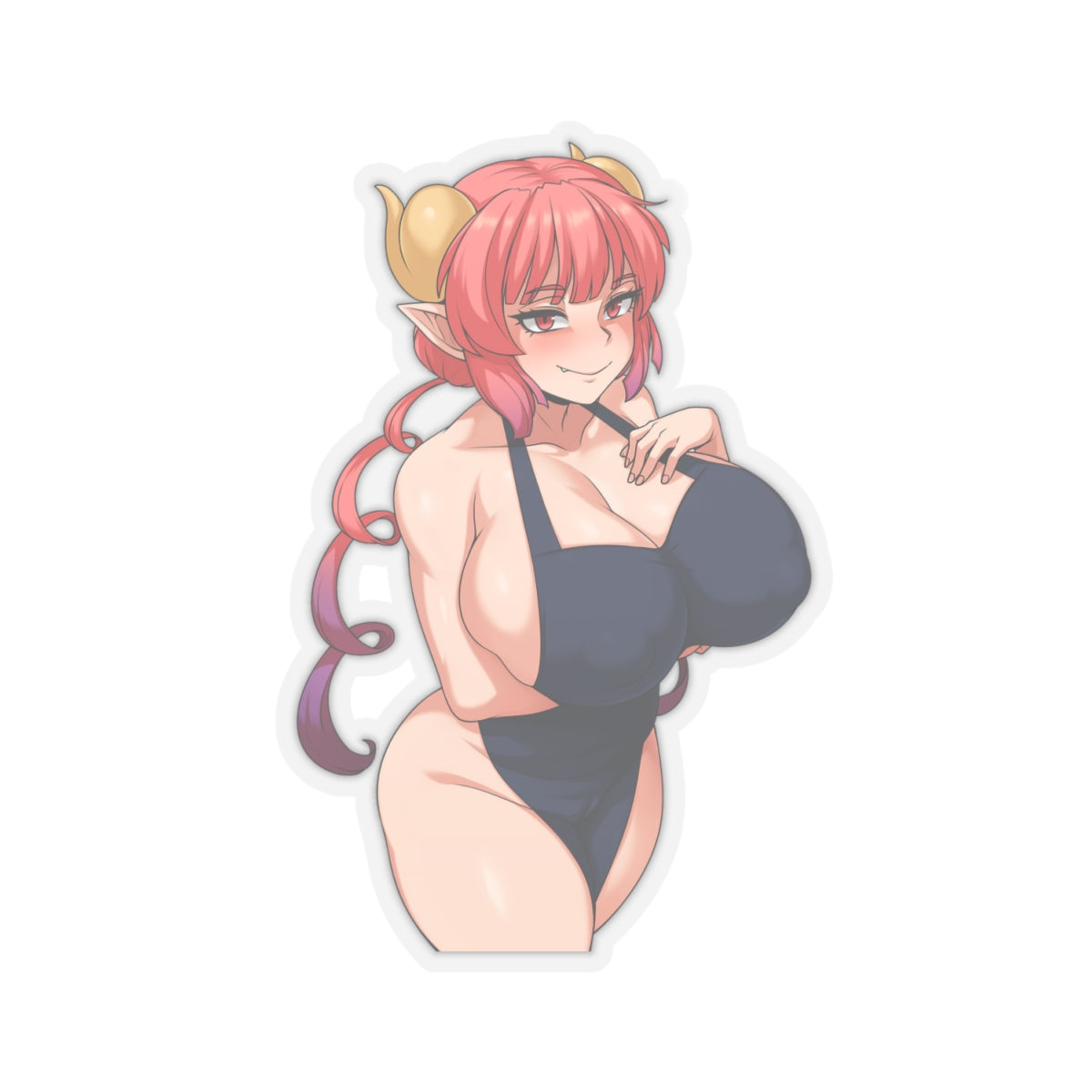 Ilulu Sticker Anime Lewd Stickers Kawaii Otaku Large Stickers Big Huge Stickers Big Boobs Women E744