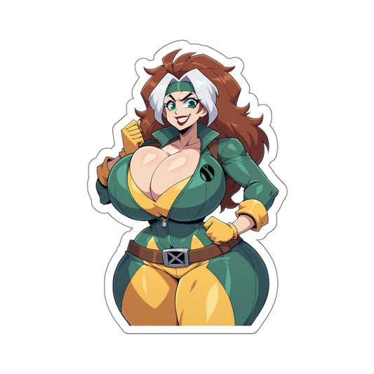 Cartoon Super Hero Sexy Women Sticker Cartoon Stickers White or Transpernt E935