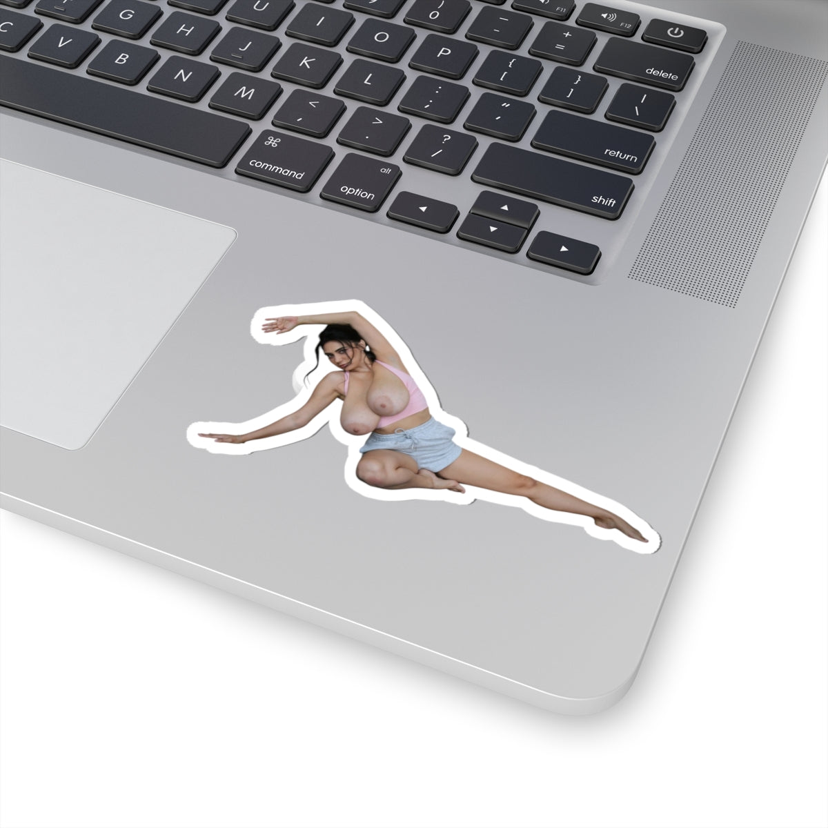 sexy yoga girl stickers