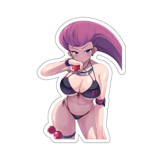 Cartoon Girl Sticker,Cartoon Character Stickers,Anime Stickers,Manga Art,Kawaii Illustrations,Otaku Collection,4 Sizes Stickers,E710