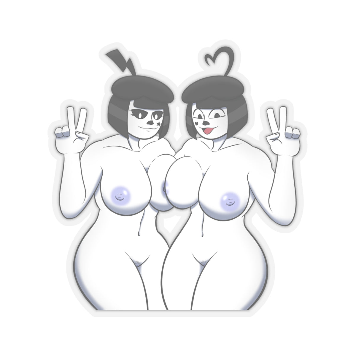 Adult Cartoon Sticker Erotic Stickers Anime Hentai Girls Funny Lewd Big Boobs Women Vinyl Stickers for Laptop,Bumper,Skateboard,Water Bottles,Computer,Phone,E589