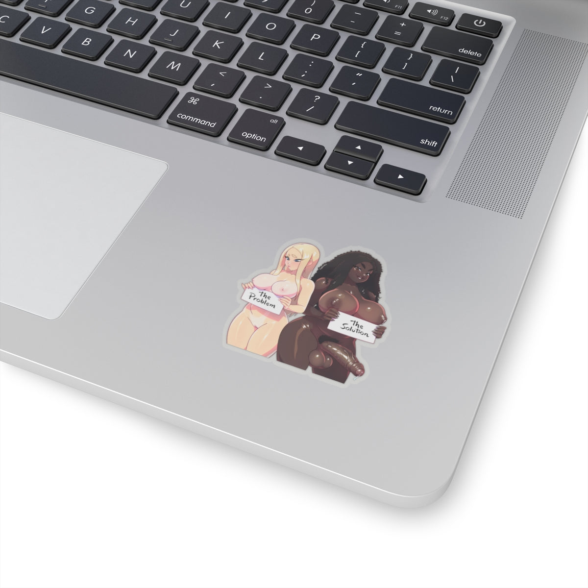 Futanari Black Girl Sticker Anime Girl Hentai Sticker Text Decals