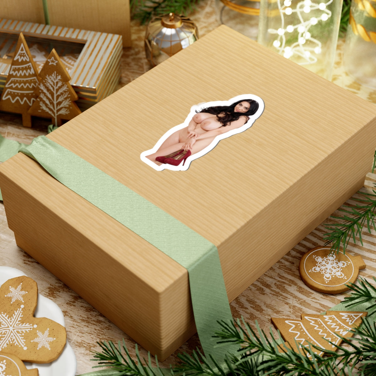 Sticker Sexy Naked Big Boobs Girl