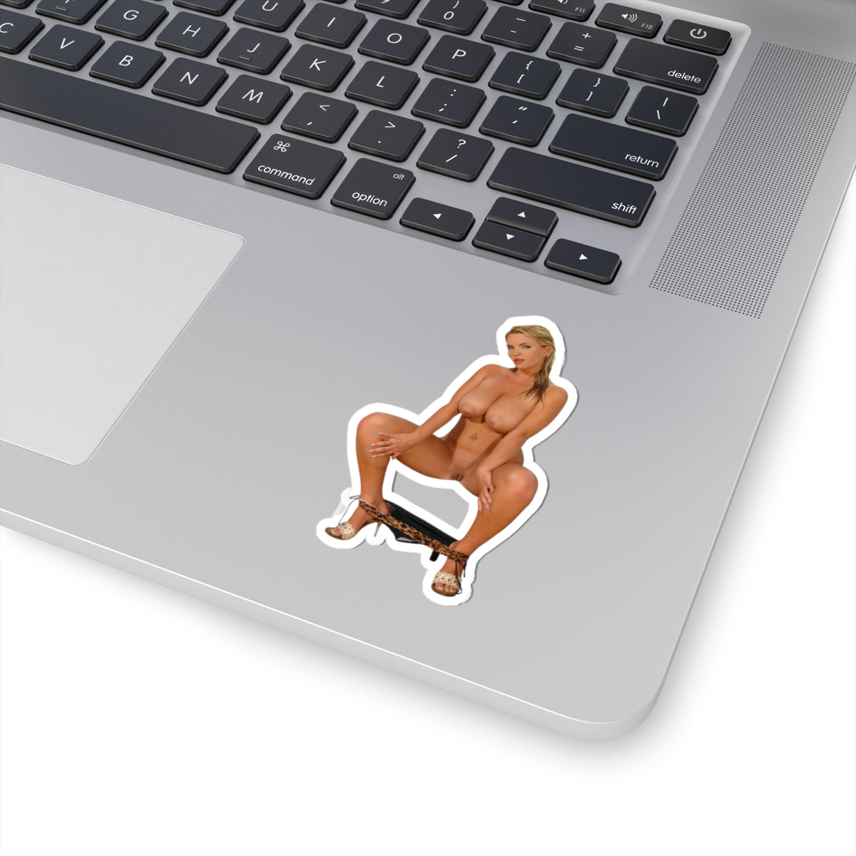 Blonde Sexy Naked Girl Ass Tits Sticker