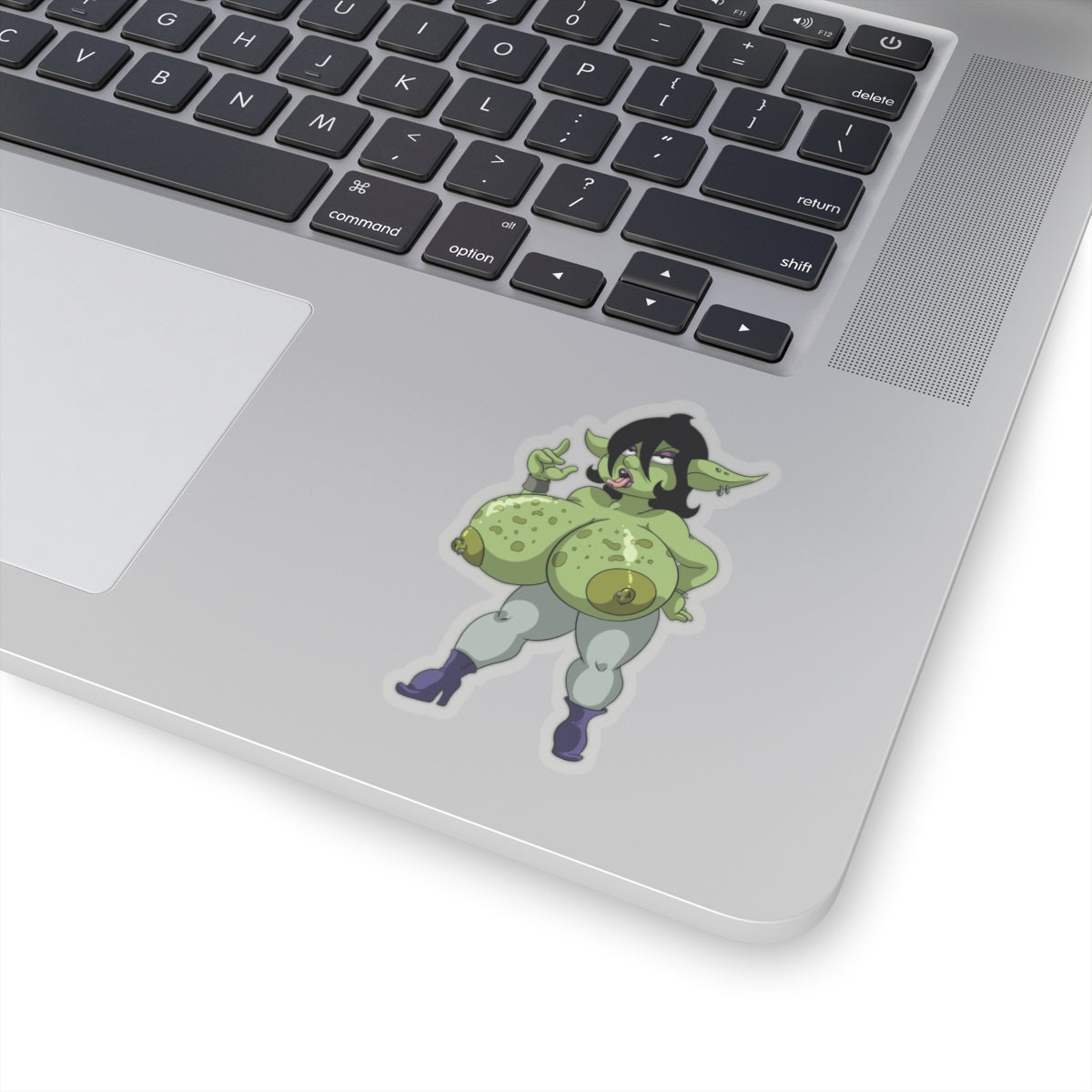 Ecchi Goblin Girl Naked Anime Sticker – NSFW Otaku Art