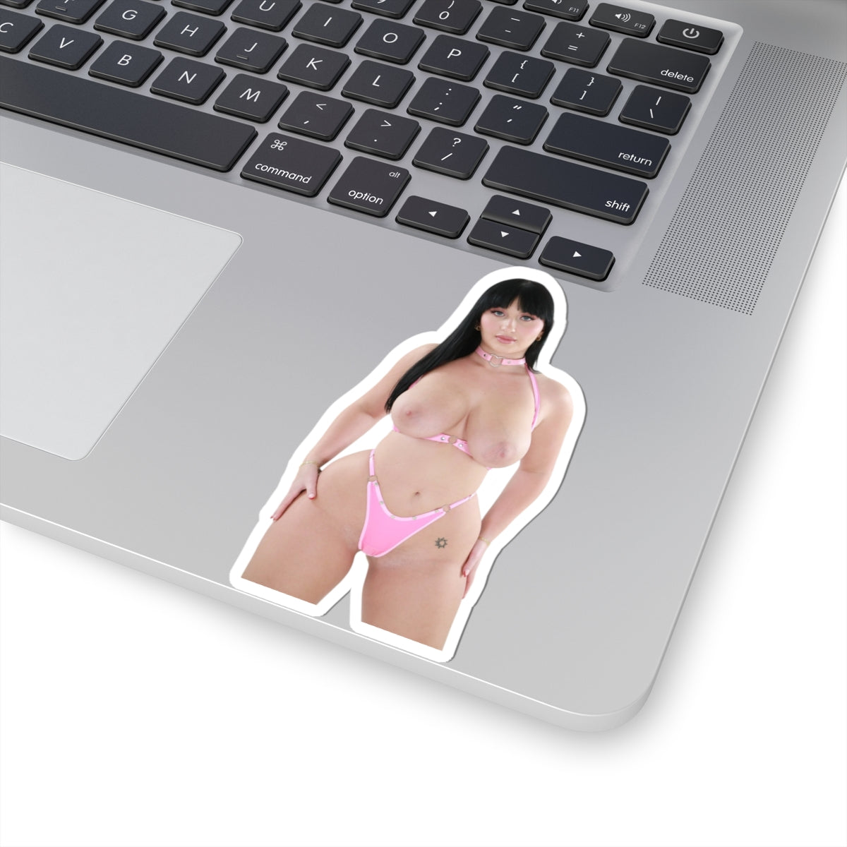 Classic Pinup Girl Sticker Sexy Nude Woman Large Bust Adult Vinyl Decal