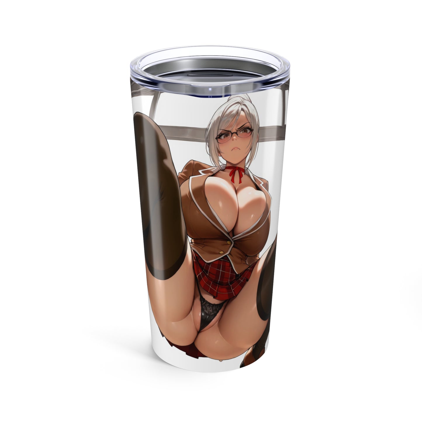 Anime Sexy Girl Tumbler 20oz – Hentaii Lewd Ecchi Travel Tumblers for Men and Women T56
