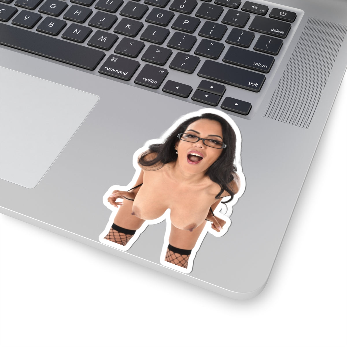 Naked Sexy Girl Sticker Pinup Model Decal – Nude Adult Vinyl Sticker, Retro Glamour Gift for Him