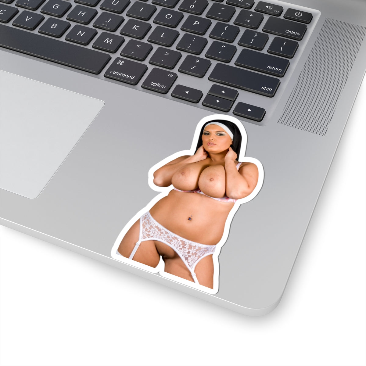 Naked Nun Sticker