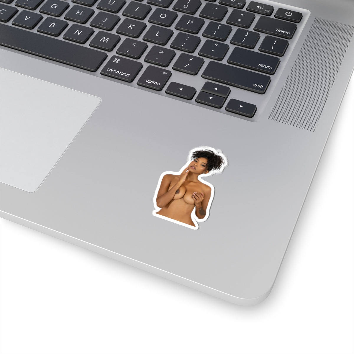 Black Women Naked Sticker