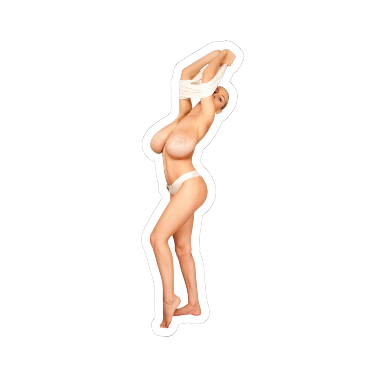 Big Boobs Girl Sticker
