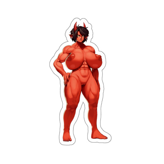 Devil Girl Sticker,Anime Stickers,Manga Stickers,Cartoon Stickers,Laptop Stickers,Adult,Mature,Four sizes to choose from,E223