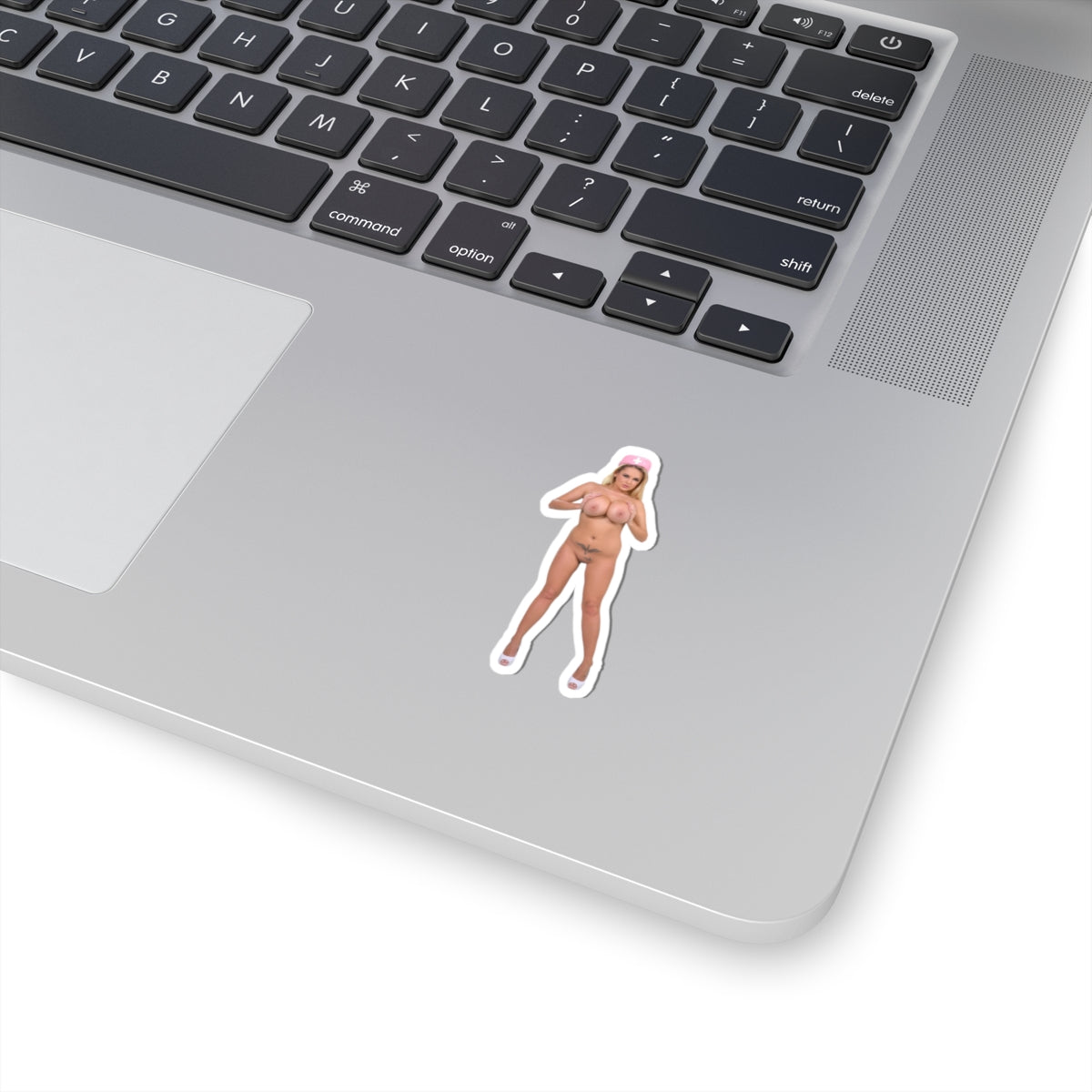 Katie Big Boobs Pinup Naked Girl Sticker