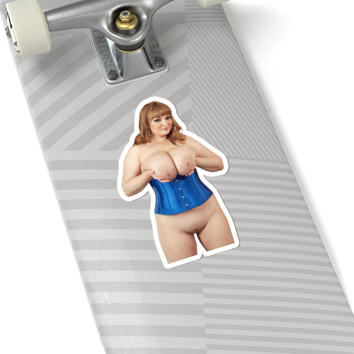 Big Boobs Thicc Curvy Naked Girl Adult Stickers