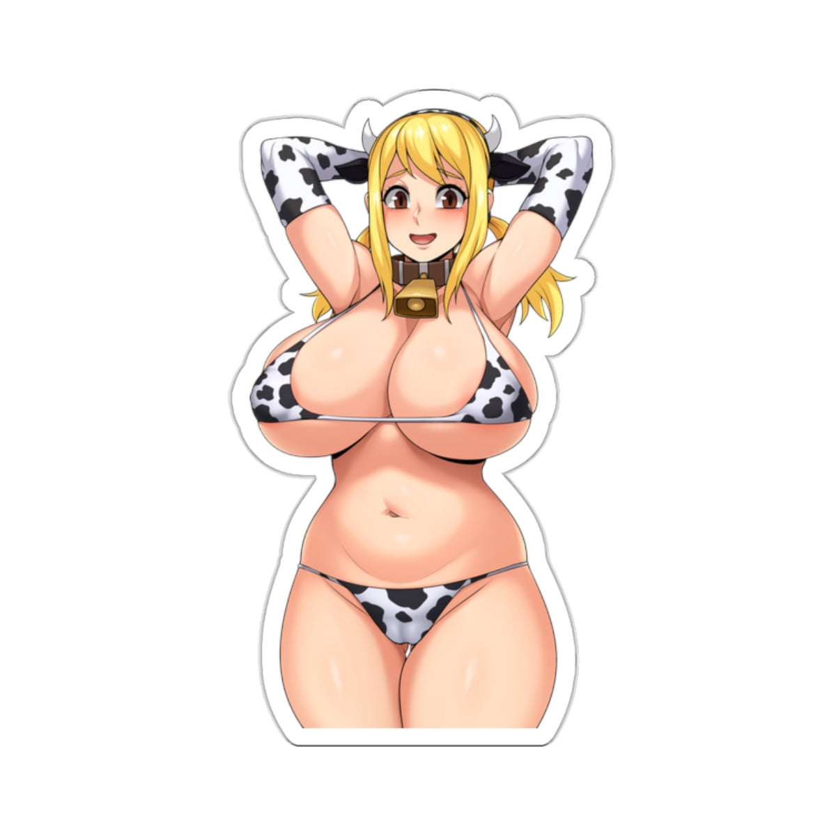 Lucy Sticker cowgirl anime girl ecchi anime stickers lewd stickers for laptop water bottle posters canvas t-shirt E742