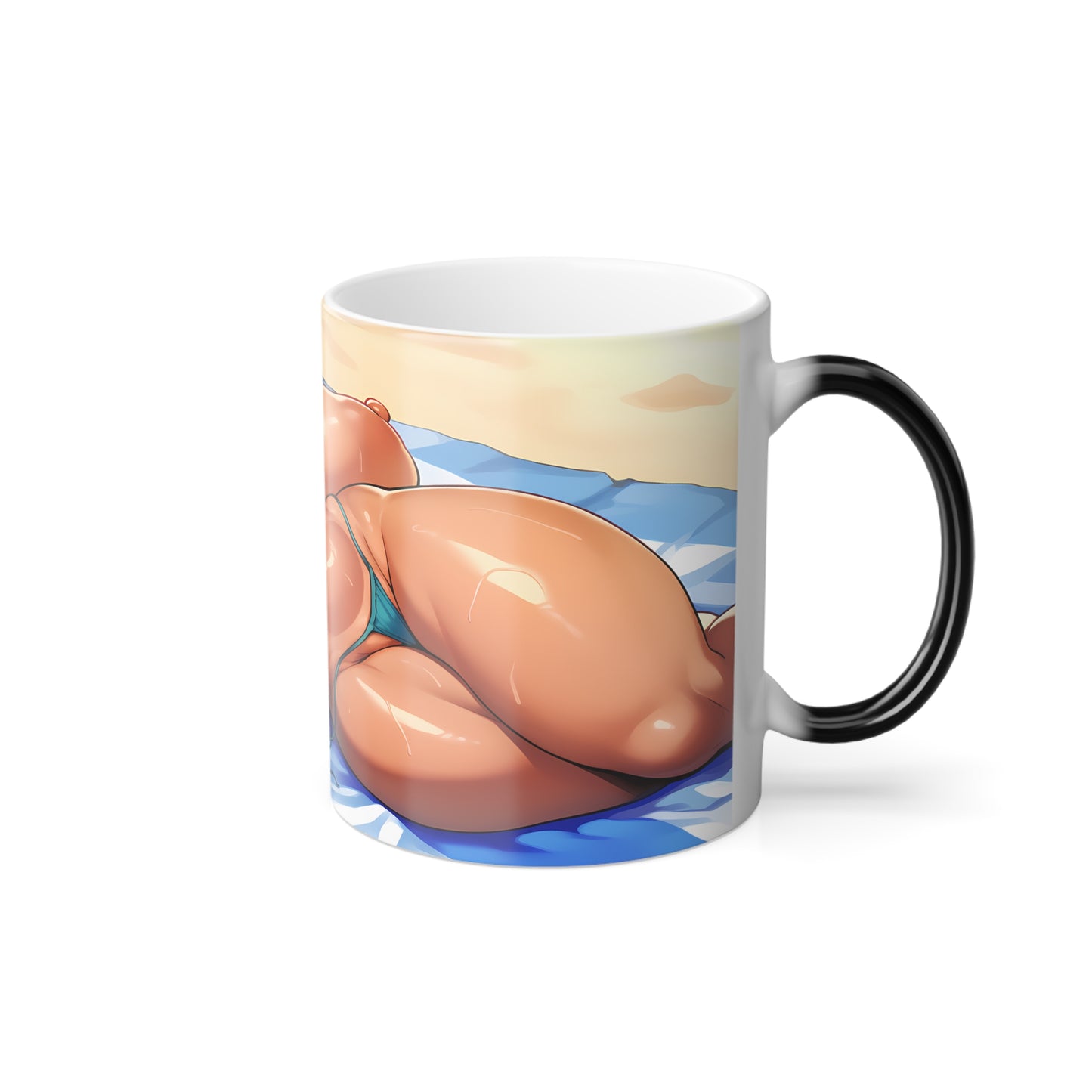 Big Tits Anime Girl Color Morphing Mug 11oz Hentai Cups