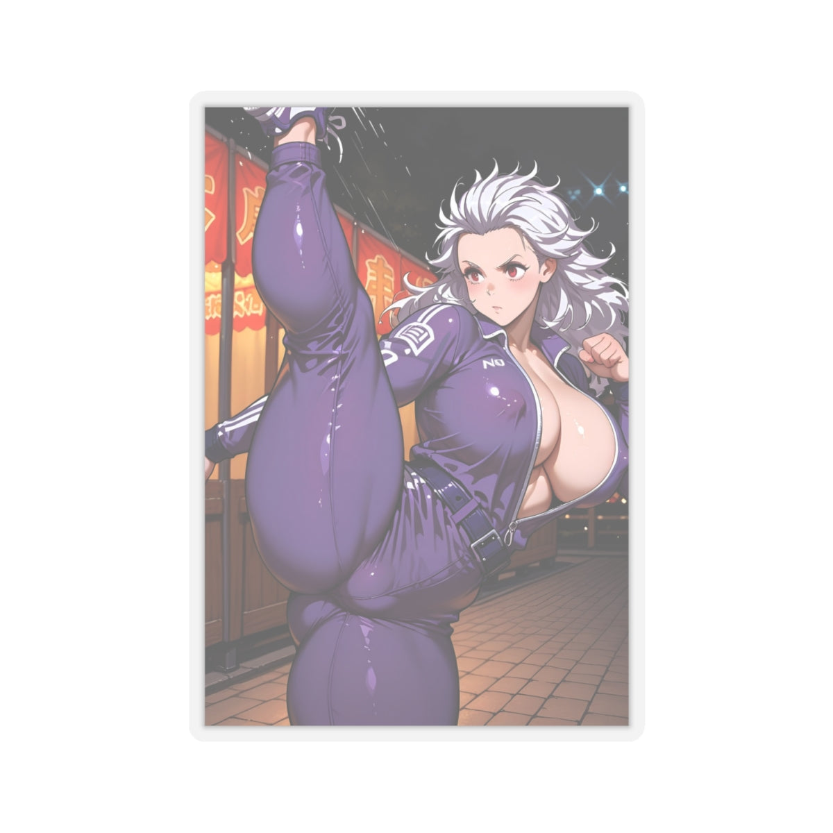 Noi Anime Girl Sticker Action Manga Female Lewd Ecchi Stickers