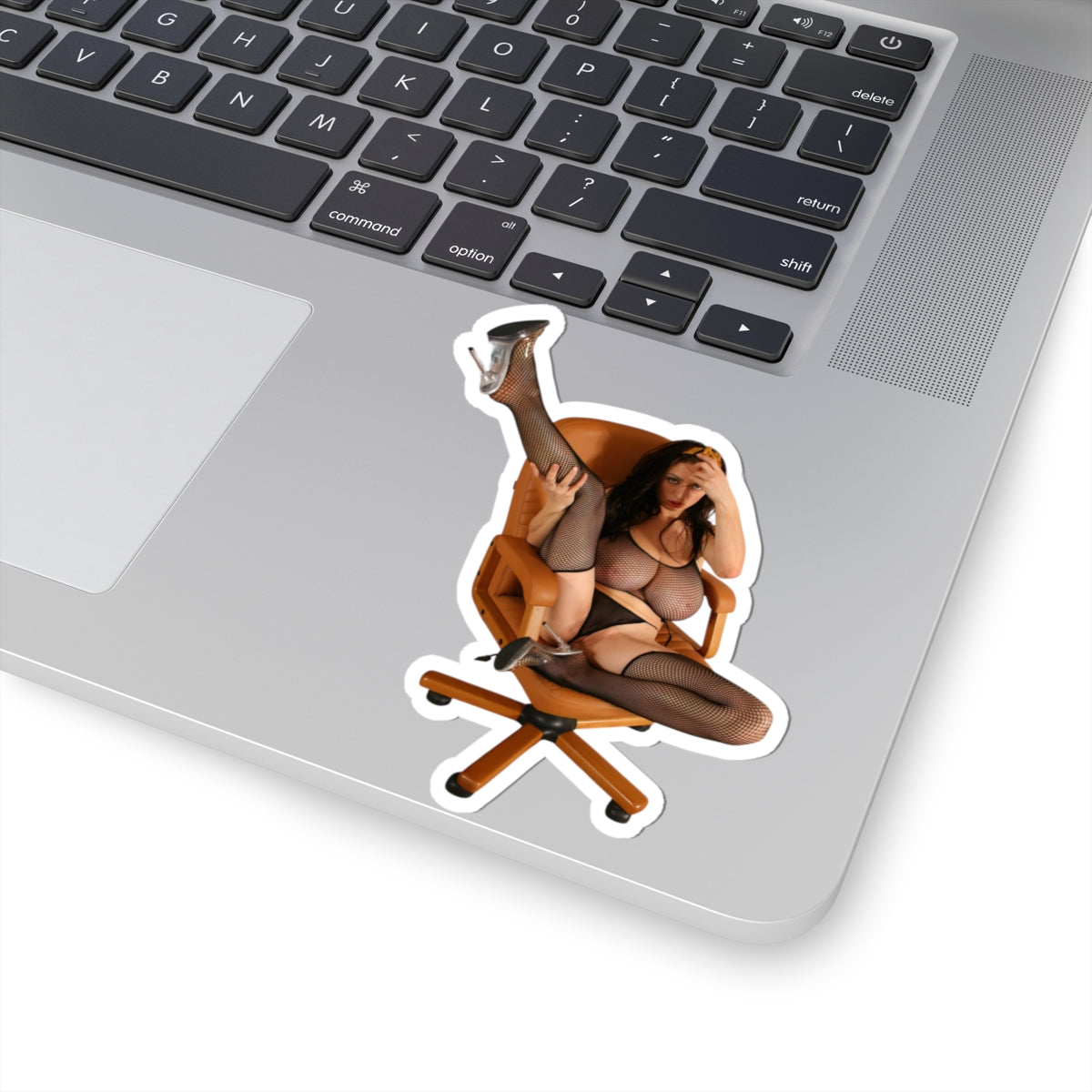 Attractive Naked Woman with Curvy Figure Big Boobs Sticker