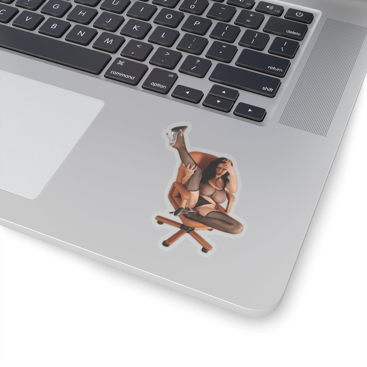 Attractive Naked Woman with Curvy Figure Big Boobs Sticker