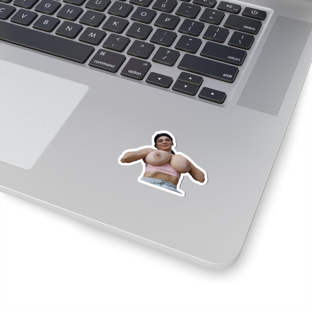 curvy workout girl stickers big boobs sticker