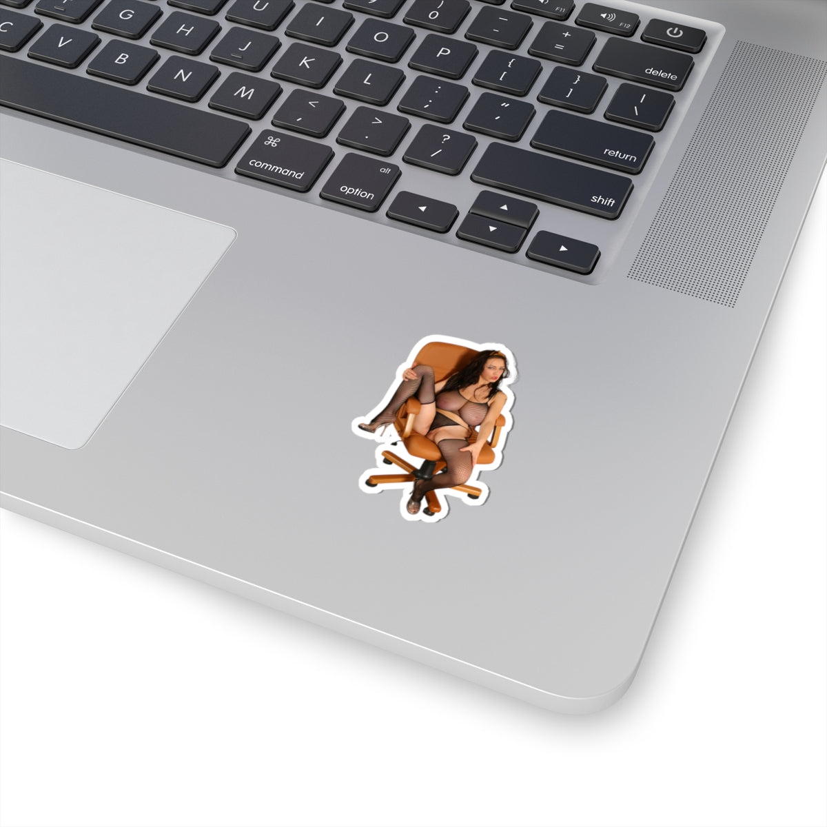 Sexy Naked Girl on the chair Big Boobs Sticker
