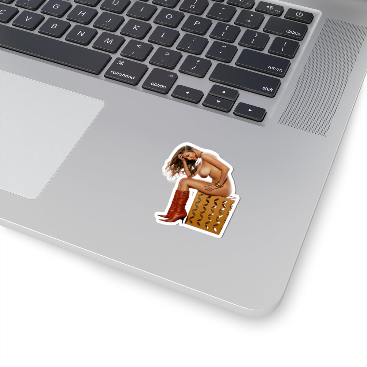 Vintage Nude Girl Sticker Retro Pinup Woman Vinyl Decal