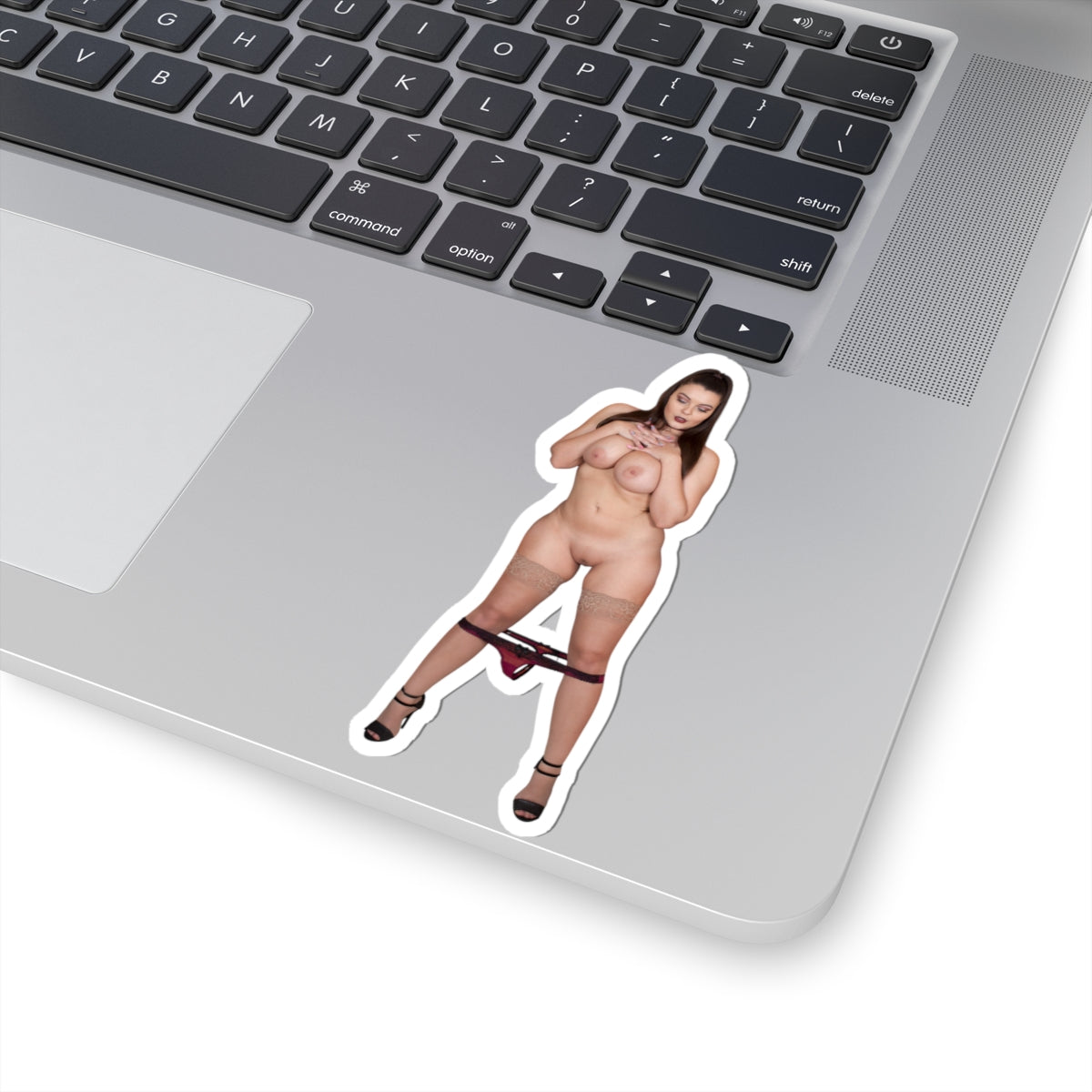 Hot Curvy Nude Woman – Adult Vinyl Sticker