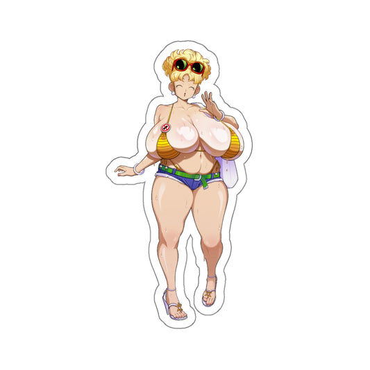 Bulma's Mother Sticker,Funny Stickers,Anime Stickers,Manga Stickers,Ecchi Stickers,Phone Case Stickers,Laptop Vinyl Stickers,E134