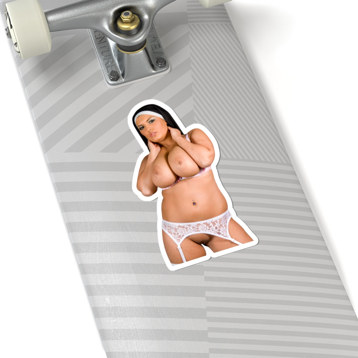 Naked Nun Sticker