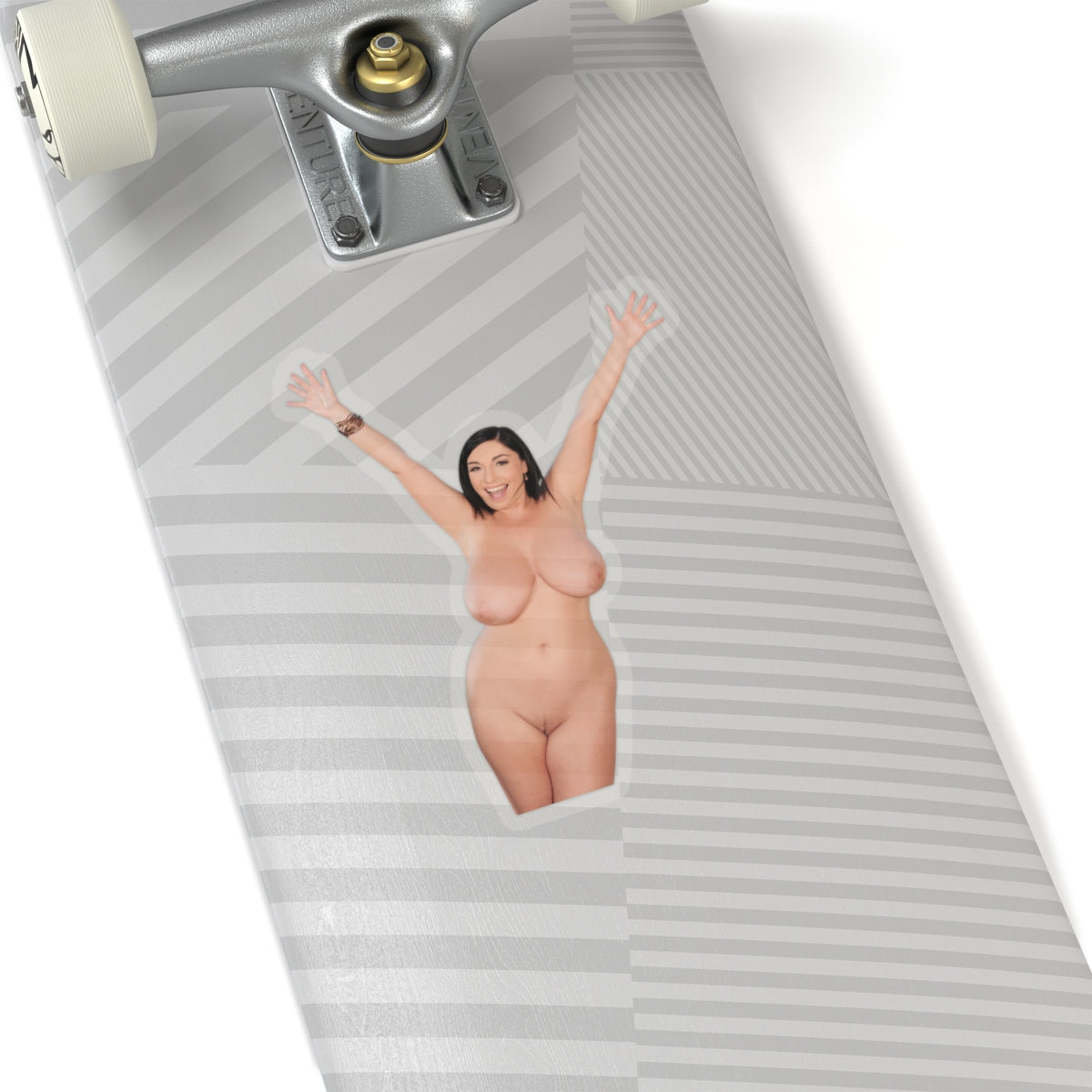 Voluptuous Pinup Woman Sticker Vinyl Decal Adult Art Design