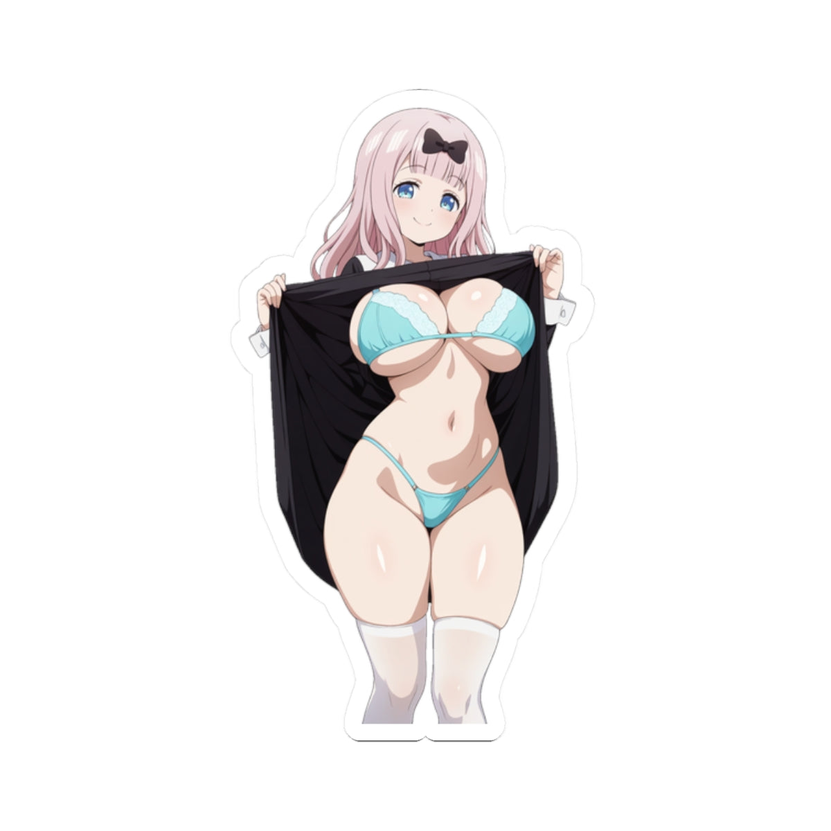 Cute Anime Girl Sticker Pack – Waterproof Vinyl Decals for Laptop, Water Bottle, Skateboard, Car, Phone – Aesthetic Manga & Kawaii Cartoon Stickers for Adults & Teens E1365