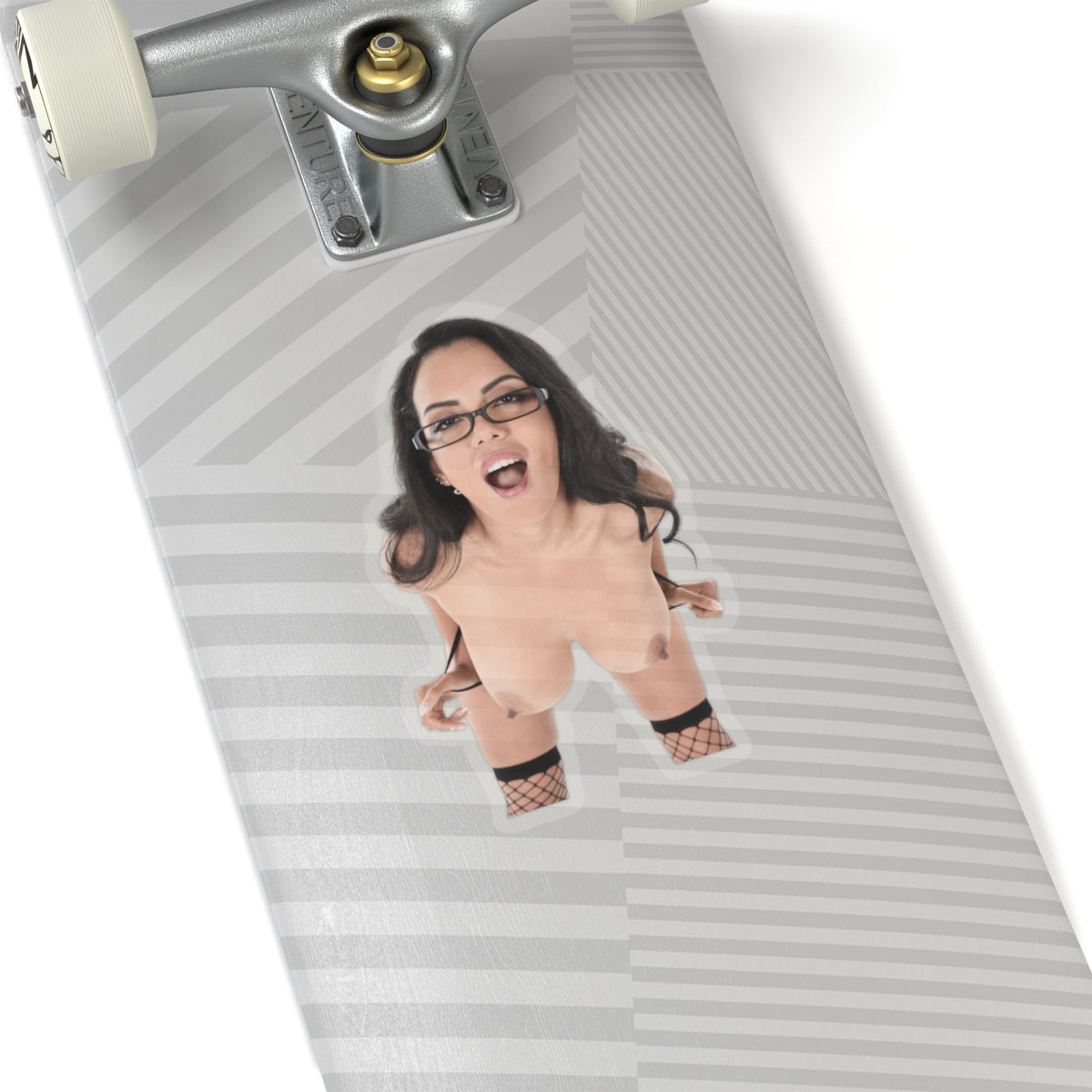 Naked Sexy Girl Sticker Pinup Model Decal – Nude Adult Vinyl Sticker, Retro Glamour Gift for Him