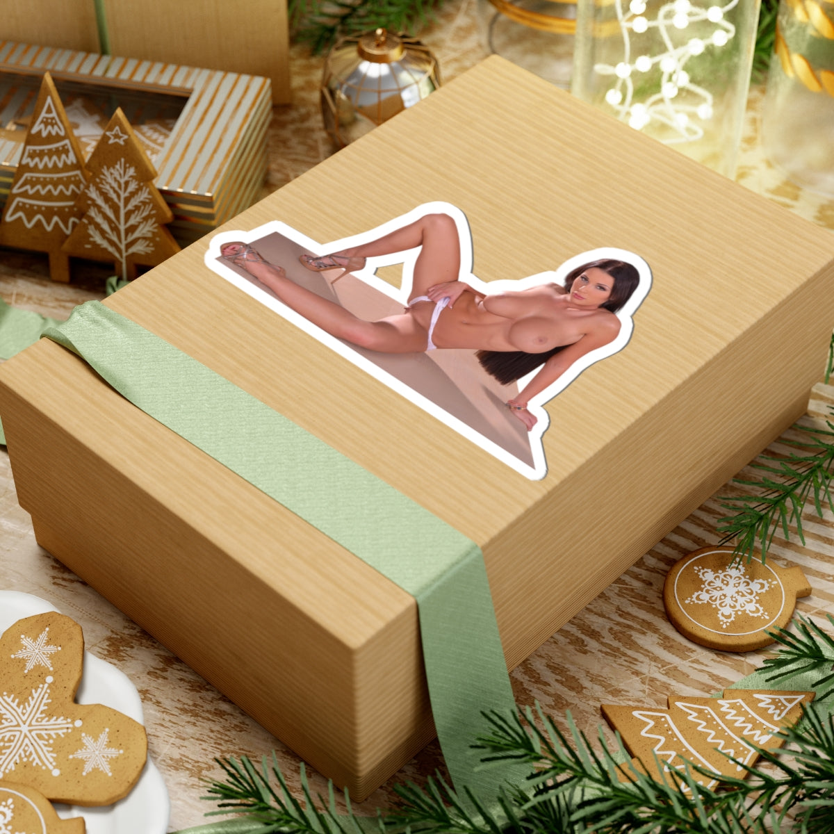 Naked Sexy Big Tits Women Sticker