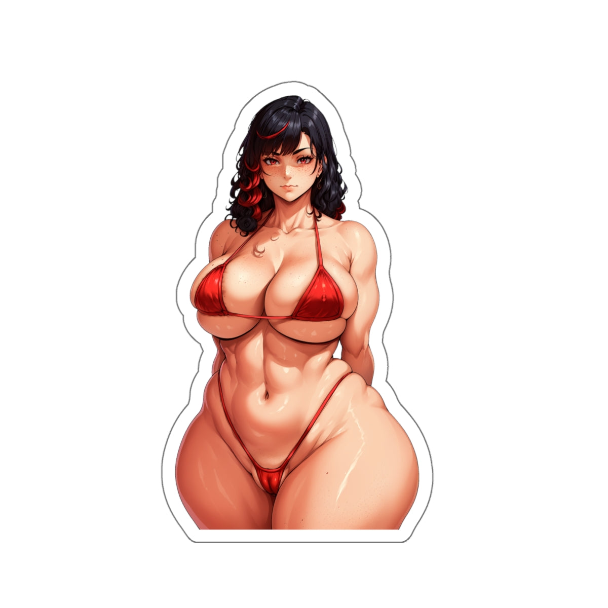 Hot Sexy Women Drawing Anime Girl Manga Character Kawaii Cute Japanese Laptop Wall Water Bottle Stickers Big Huge Large Sticker E382