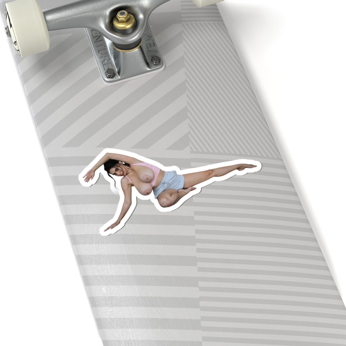 sexy yoga girl stickers