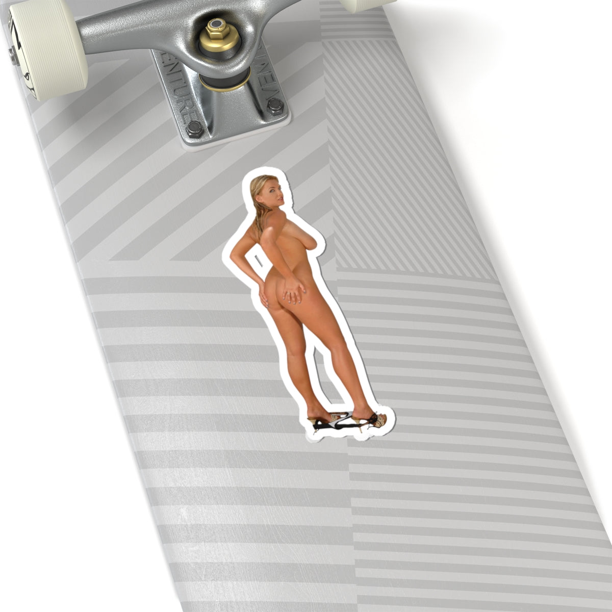 Blonde Sexy Naked Girl Ass Tits Stickers