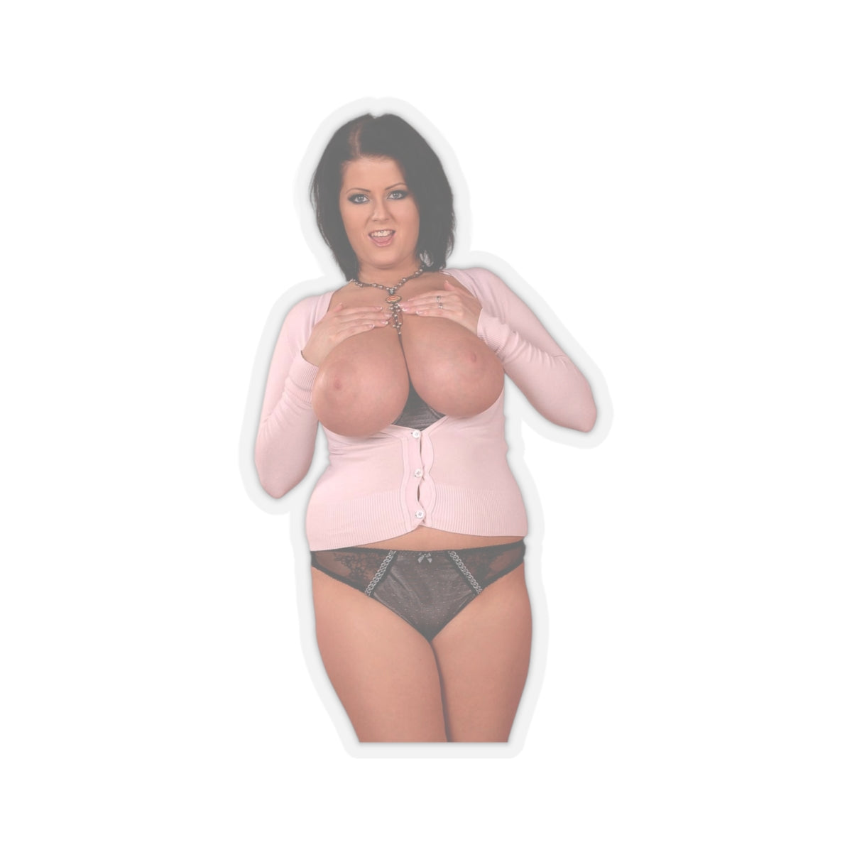 Big Tits Girl Sticker